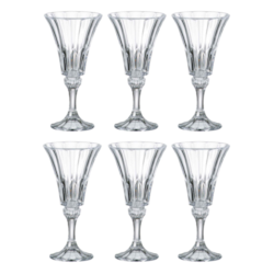 BOHEMIA WELLINGTON KIELISZEK WINO 280 6szt