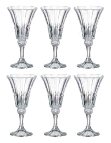 BOHEMIA WELLINGTON KIELISZEK WINO 280 6szt
