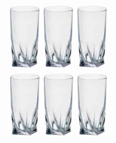 BOHEMIA QUADRO SZKLANKA WYSOKA LONG 350 6szt