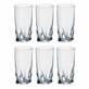 BOHEMIA QUADRO SZKLANKA WYSOKA LONG 350 6szt