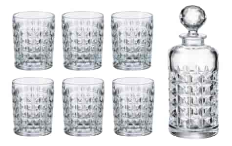 BOHEMIA DIAMOND WHISKY SET 1+6