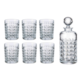BOHEMIA DIAMOND WHISKY SET 1+6