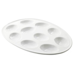 MONO TALERZ PORCELANOWY NA 10 JAJEK 24302993