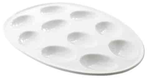 MONO TALERZ PORCELANOWY NA 10 JAJEK 24302993