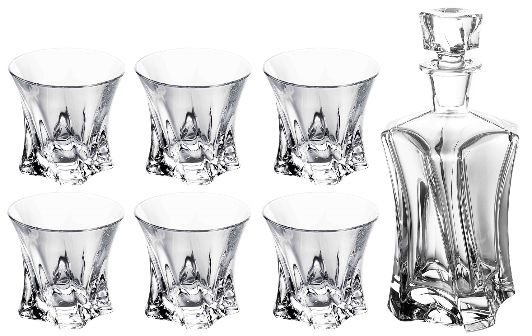 BOHEMIA QUADRON COOPER WHISKY SET 1+6