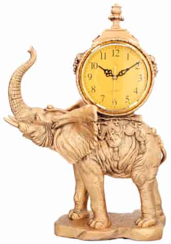 ZEGAR KOMINKOWY SŁOŃ Z5527G h-49cm