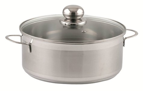 CITY GARNEK NISKI SZKL POKRYWA 24cm 5,2l 410424