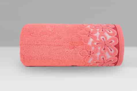 BELLA RĘCZNIK 30x50 KORALOWY 450