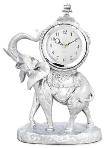 ZEGAR KOMINKOWY SŁOŃ Z3526S h-33,5cm