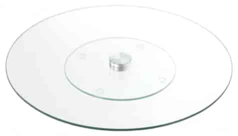 TACA  OKRĄGŁA SZKLANA OBROTOWA 30cm 22170700