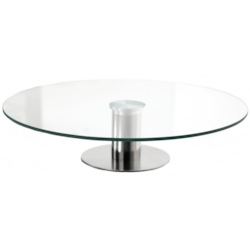 TACA  OKRĄGŁA SZKLANA OBROTOWA N/N 30cm 22170687