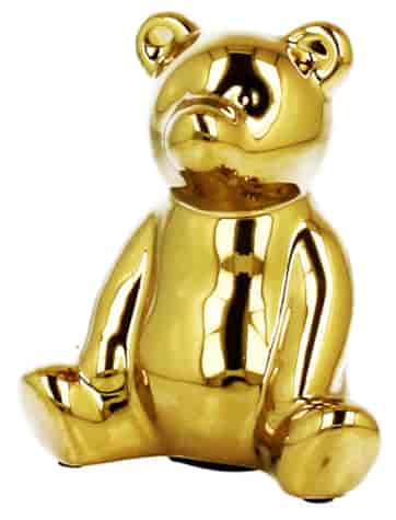 MIŚ ZŁOTY SKARBONKA 11cm