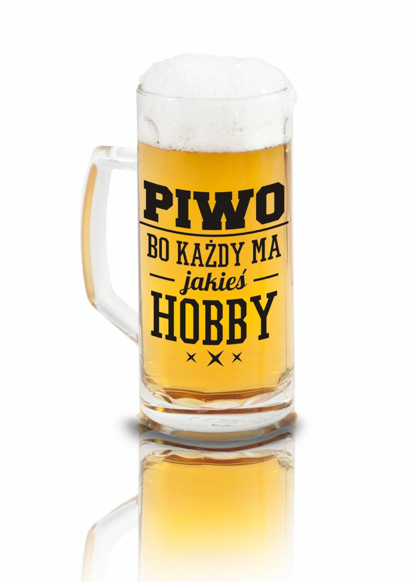 KUFEL BERNA Z NAPISEM 500ml PIWO, BO KAŻDY MA...