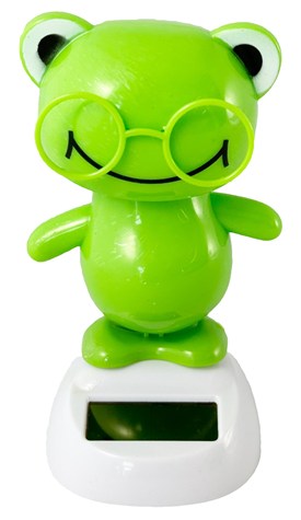 FIGURKA SOLARNA ŻABKA JUS-1077