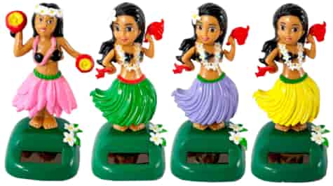 FIGURKA SOLARNA HAWAJSKA DZIEWCZYNA JUS-1071