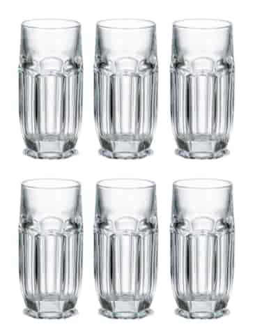 BOHEMIA SAFARI SZKLANKA WYSOKA LONG 300 KPL 6szt