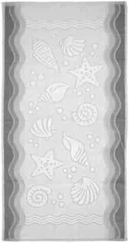 FLORA OCEAN RĘCZNIK 70x140 06 POPIELATY 380