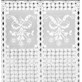 BIEŻNIK PCV NA ŁAWĘ 50x150cm DANTEL-02 WHITE
