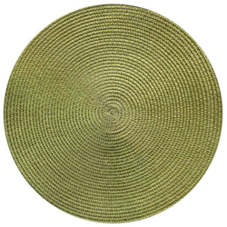 MATA DEKORA NA STÓŁ OKRĄGŁA 36cm OLIWKOWY