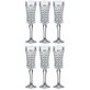BOHEMIA DIAMOND KIELISZEK SZAMPAN 120 KPL 6szt