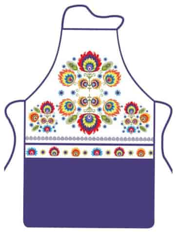 FOLK FARTUCH KUCHENNY 50x76cm ŁOWICKI K2267A