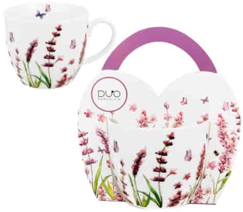 CLASSIC LAVENDER KUBEK 460ml + OPAKOWANIE Z RĄCZKĄ