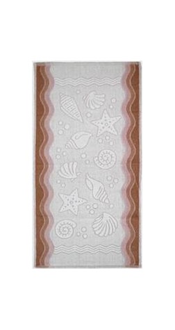 FLORA OCEAN RĘCZNIK 50x100 08 BRĄZOWY 380