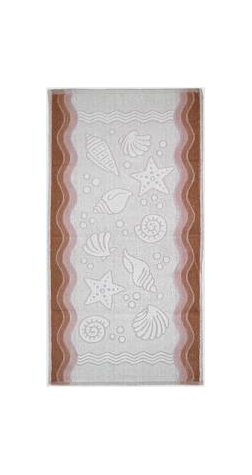 FLORA OCEAN RĘCZNIK 50x100 08 BRĄZOWY 380