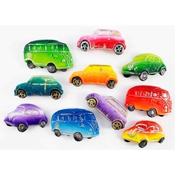 MAGNESY NA LODÓWKĘ Z MODELINY 10 10szt SAMOCHODY