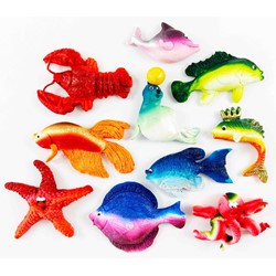 MAGNESY NA LODÓWKĘ Z MODELINY 07 10szt OCEAN