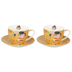 THE KISS CLASSIC KOMPLET FILIŻANEK 2+2 280ml