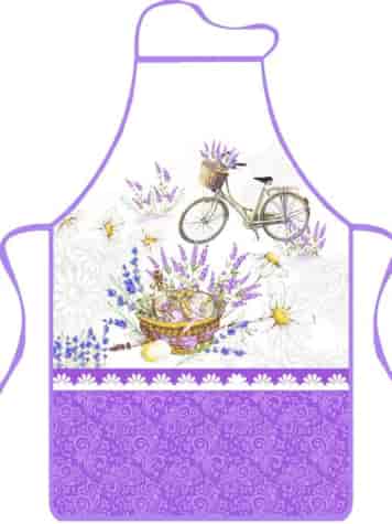LAVENDER FARTUCH KUCHENNY 50x76cm LAWENDA FS23