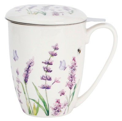 CLASSIC LAVENDER KUBEK ZAPARZACZ W PUDEŁKU 380ml