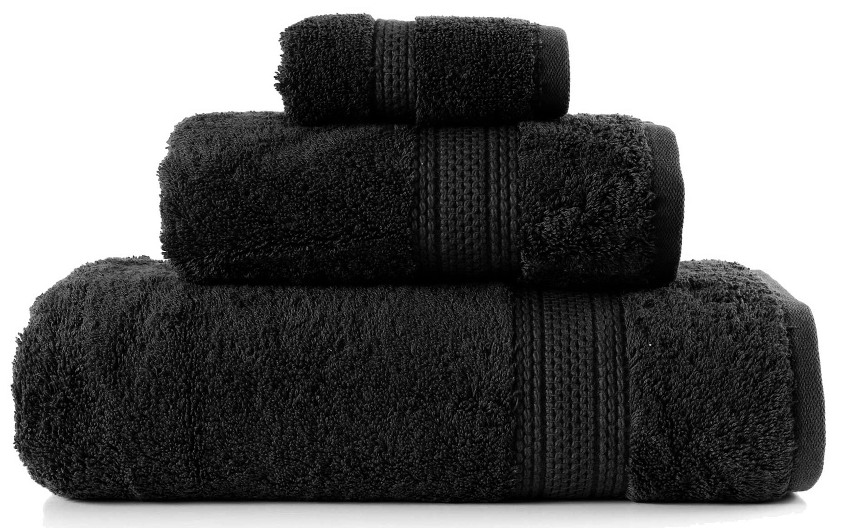 EGYPTIAN COTTON RĘCZNIK 70x140 CZARNY 600