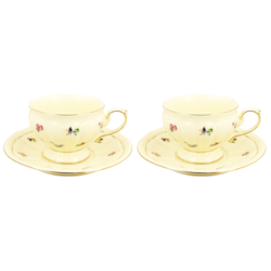 ENGLAND CREAM KOMPLET FILIŻANEK 2+2 220ml