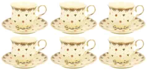 CASABLANCA CREAM KOMPLET FILIŻANEK 6+6 260ml