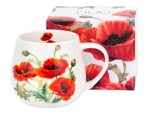 CLASSIC POPPIES KUBEK BARYŁKA W PUDEŁKU 430ml