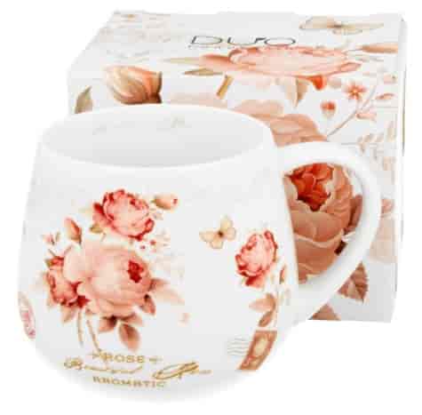 SECESJA KUBEK BARYŁKA W PUDEŁKU 430ml