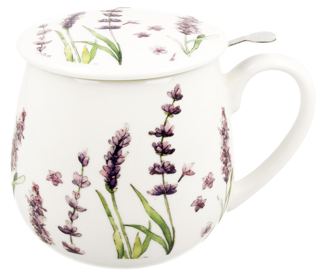 CLASSIC LAVENDER KUBEK ZAPARZACZ BARYŁKA 430ml