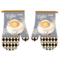 RĘKAWICE KUCHENNE MAGNES KPL 2szt COFFEE FS38