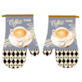 RĘKAWICE KUCHENNE MAGNES KPL 2szt COFFEE FS38