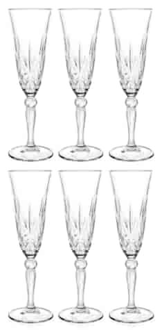 RCR MELODIA KIELISZEK SZAMPAN 160 6szt