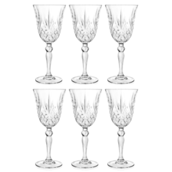 RCR MELODIA KIELISZEK WINO 280 6szt