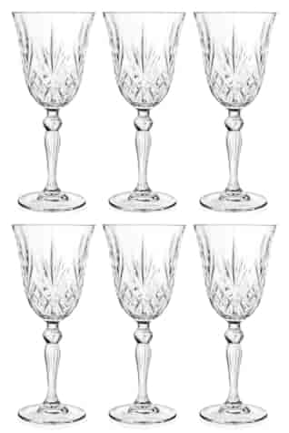 RCR MELODIA KIELISZEK WINO 280 6szt