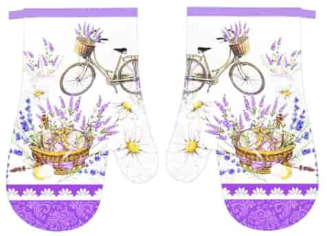 RĘKAWICE KUCHENNE MAGNES KPL 2szt LAVENDER FS23