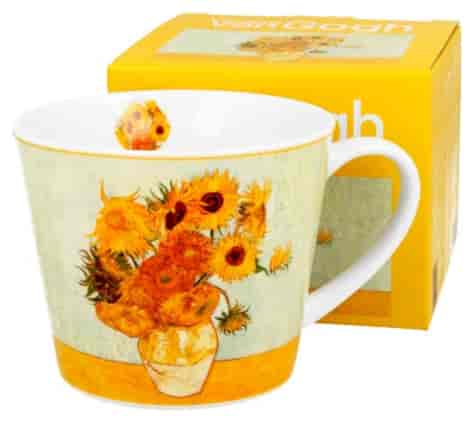 SUNFLOWERS KUBEK KUBAS PROSTY W PUDEŁKU 600ml