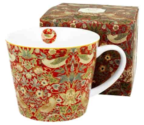 STRAWBERRY RED KUBEK KUBAS PROSTY W PUDEŁKU 610ml