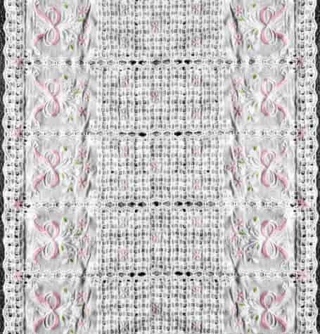 BIEŻNIK NA ŁAWE PCV 0,50 LC-0324G WHITE/PINK