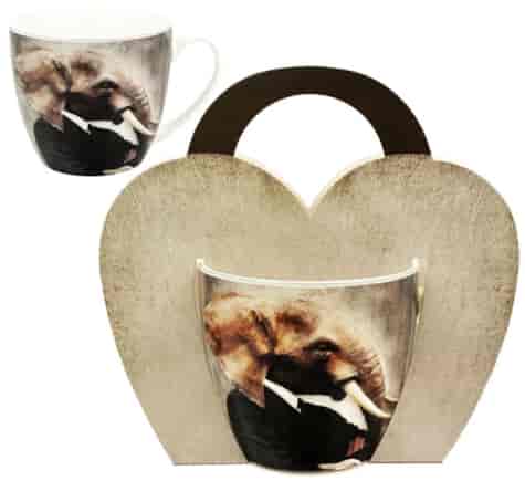 SŁOŃ PREZES KUBEK 460ml + OPAKOWANIE Z RĄCZKĄ