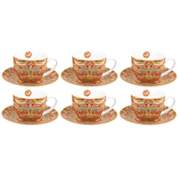 STRAWBERRY RED KOMPLET FILIŻANEK 6+6 280ml